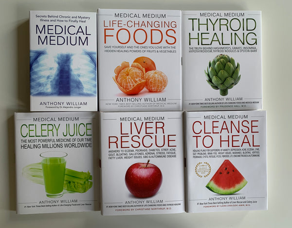 All 6 Books published by Anthony William the Medical Medium
